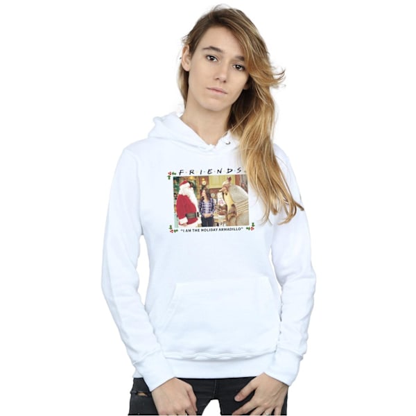 Friends Dam/Damer Jag Är Holiday Armadillo Hoodie S Vit White S