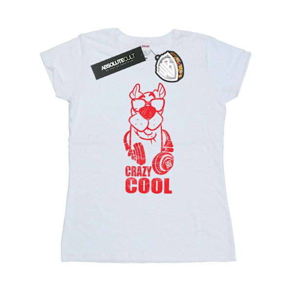 Scooby Doo Dam/Kvinnor Crazy Cool Bomull T-shirt L Vit White L