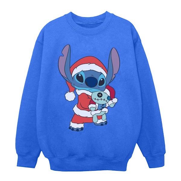 Disney Girls Lilo And Stitch Stitch Jultröja 7-8 År Royal Blue 7-8 Years