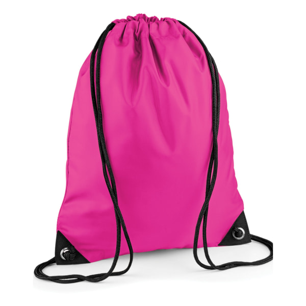 Bagbase Premium Drawstring Bag One Size Fuchsia Fuchsia One Size