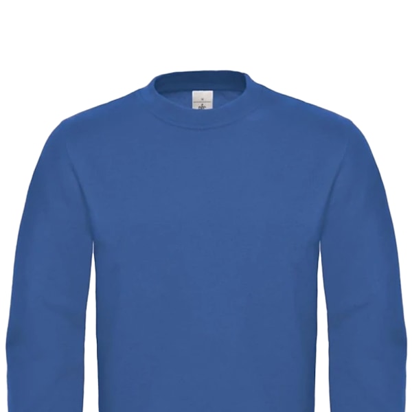 B&C Herr ID.002 Bomulls Sweatshirt M Royal Blå Royal Blue M