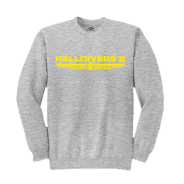 Helldivers 2 Unisex Vuxen Logotyp Hoodie L Heather Grey Heather Grey L