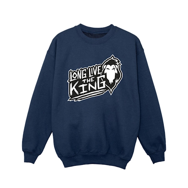 Disney Girls The Lion King The King Sweatshirt 7-8 år Marinblå B Navy Blue 7-8 Years