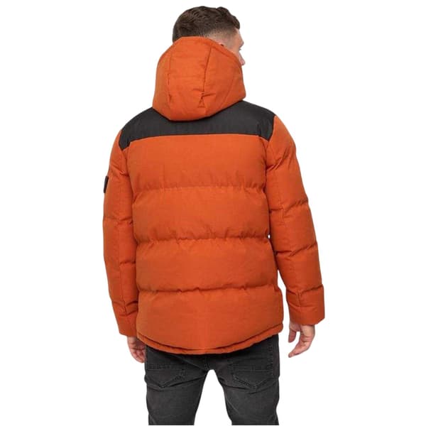 Crosshatch Herr Hooded Jacka L Orange Orange L