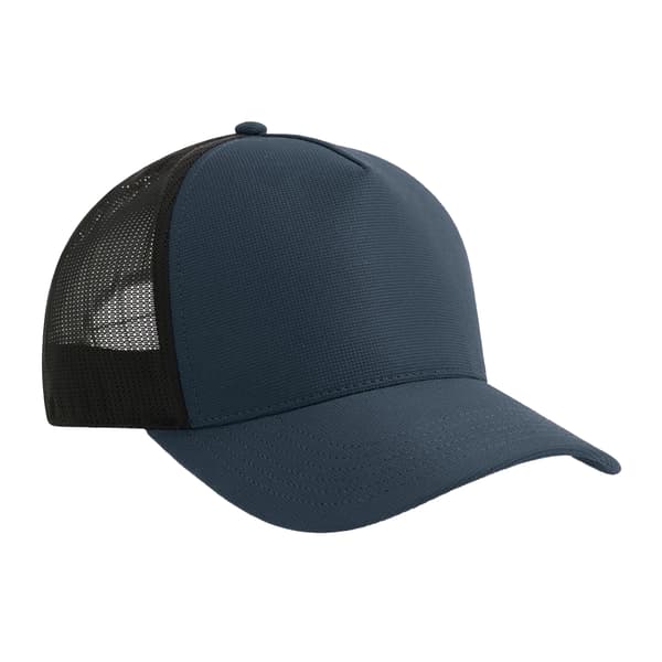 Atlantis Headwear Dempo 5 Panel Stretch Ostrukturerad Truckerkeps Navy/Black One Size