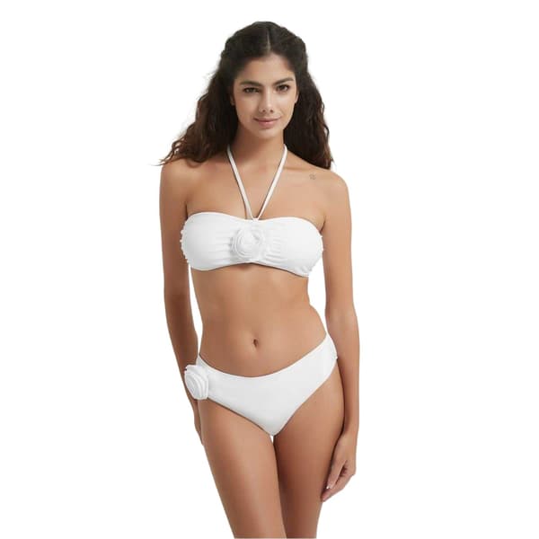Be You Bikini-set för damer med korsage 22 UK Vit White 22 UK