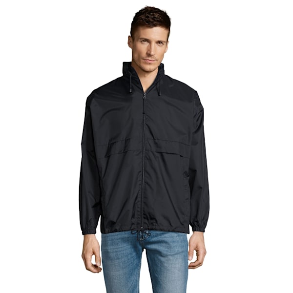 SOLS Unisex Surf Windbreaker Lättviktsjacka M Marinblå Navy M