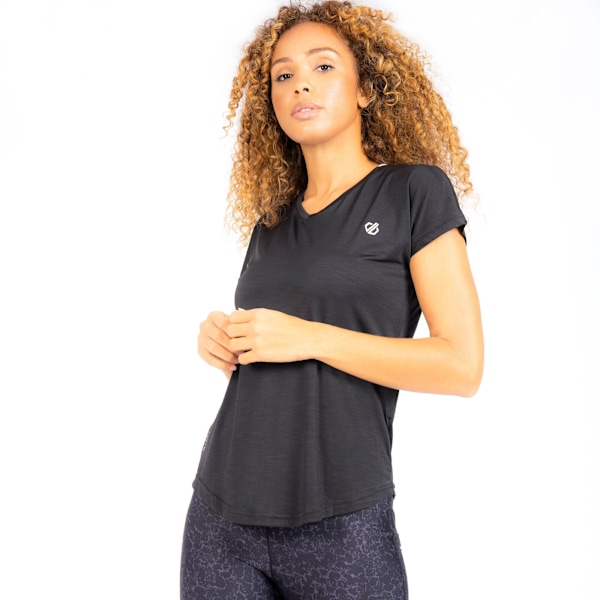 Dare 2B Dam/Dam Vigilant Aktiv T-shirt 10 UK Svart Black 10 UK