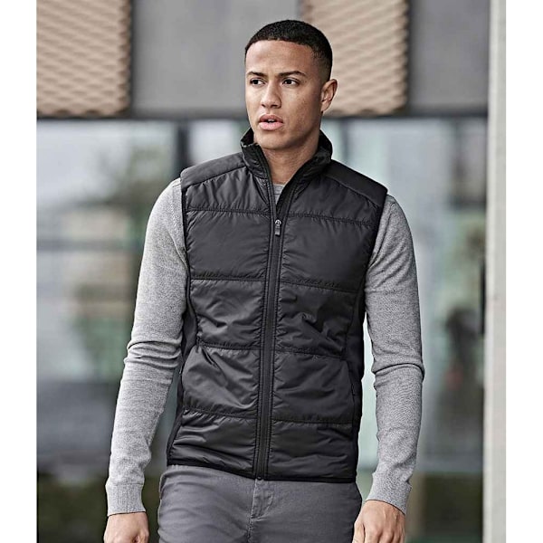 Tee Jays Herr Stretch Hybrid Body Warmer L Svart Black L