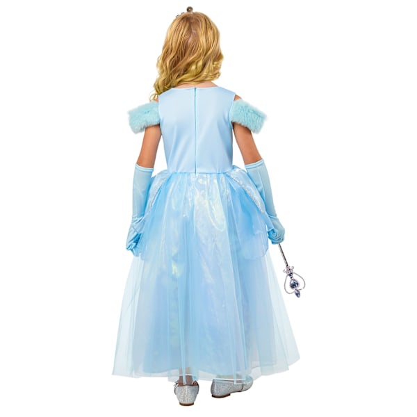 Bristol Novelty Prinsessdräkt för flickor 3-4 år Blå Blue 3-4 Years