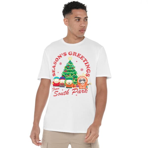 South Park Herr Jul T-shirt M Vit White M