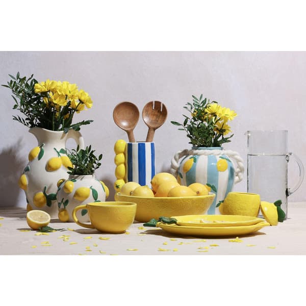 Hestia Citron Serveringsfat En Storlek Gul Yellow One Size