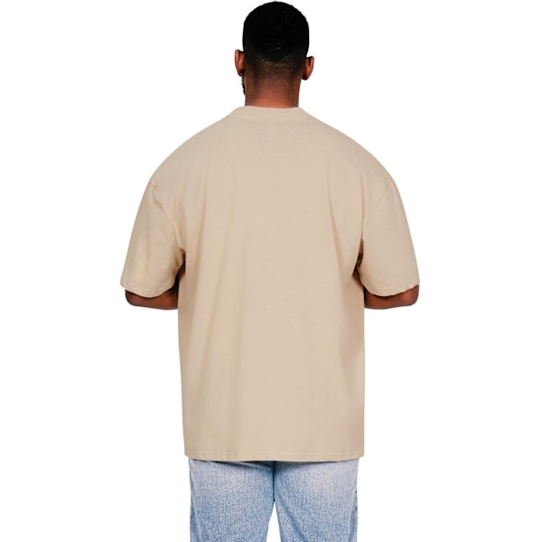 Casual Classics Mens Core Ringspun Cotton Tall Oversized T-Shir Ecru XXL