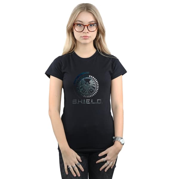 Marvel Dam/Dam Agents Of SHIELD Circuits T-shirt i bomull S Black S