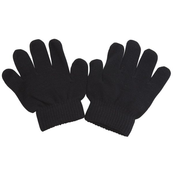 Barn/barn Vinter Magic Gloves One Size Svart Black One Size