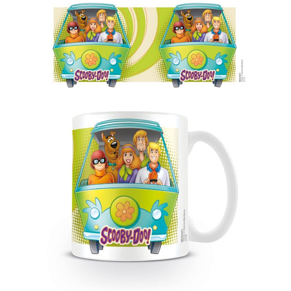 Scooby Doo Mystery Machine Mugg En Storlek Vit/Grön White/Green One Size