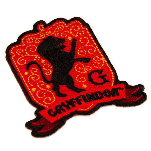 Harry Potter Gryffindor Strykjärnsmärke En Storlek Röd/Svart Red/Black One Size