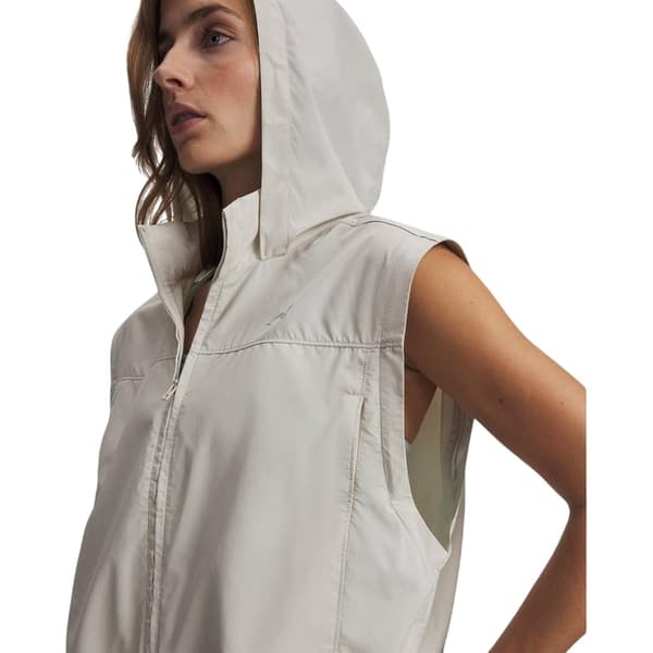 Under Armour Dam/Kvinnor Hike Långärmad Jacka 10 UK Vit White 10 UK