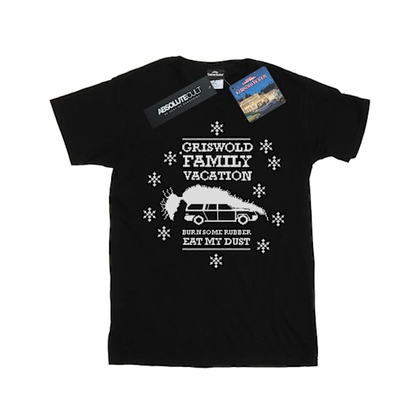 National Lampoon's Christmas Vacation Boys Eat My Dust T-shirt Black 9-11 Years