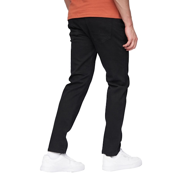 Henleys Craze Comfort Straight Jeans 32R Svart Black 32R