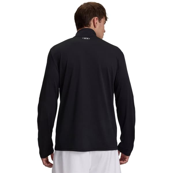 Under Armour Herr Tech Textured Half Zip Tröja S Svart/Vit Black/White S