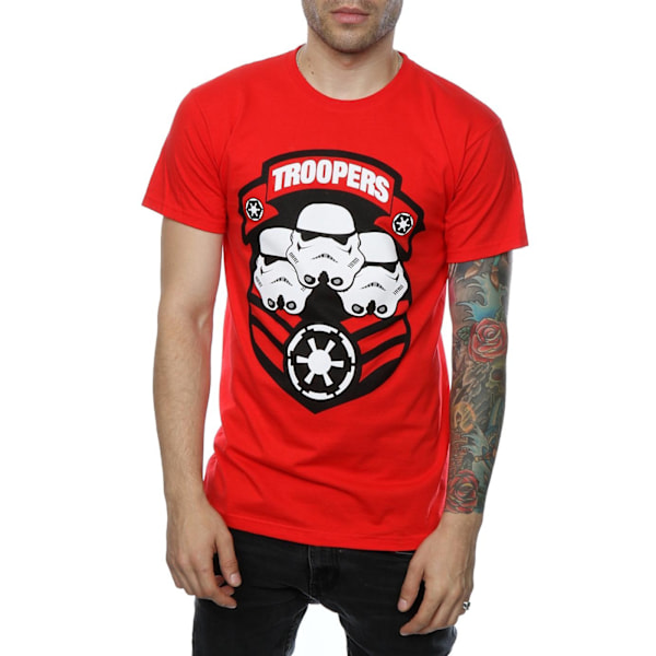 Star Wars Stormtrooper Troopers T-shirt 3XL Röd Red 3XL