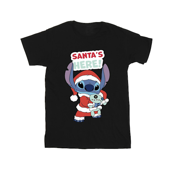 Disney Herr Lilo & Stitch Santa´s Here T-shirt XXL Svart Black XXL
