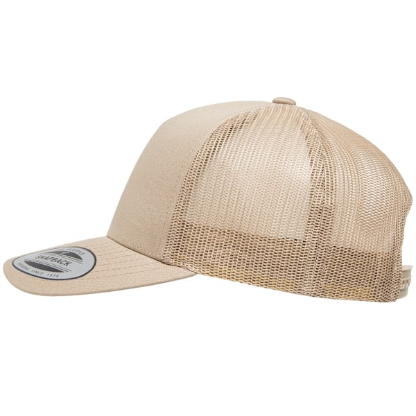 Flexfit av Yupoong 5 Panel Retro Trucker Cap One Size Khaki Khaki One Size