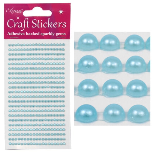 Oaktree Eleganza Pearl Stickers One Size Blå Blue One Size