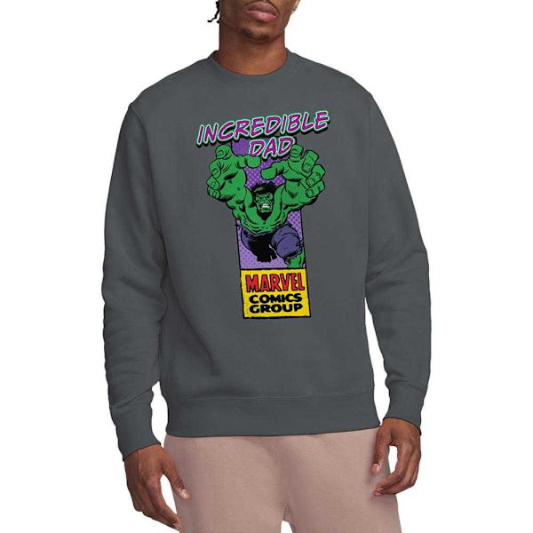 Marvel Comics Herr Incredible Dad Hulk Corner Box Heather Fars Dag Dark Heather S