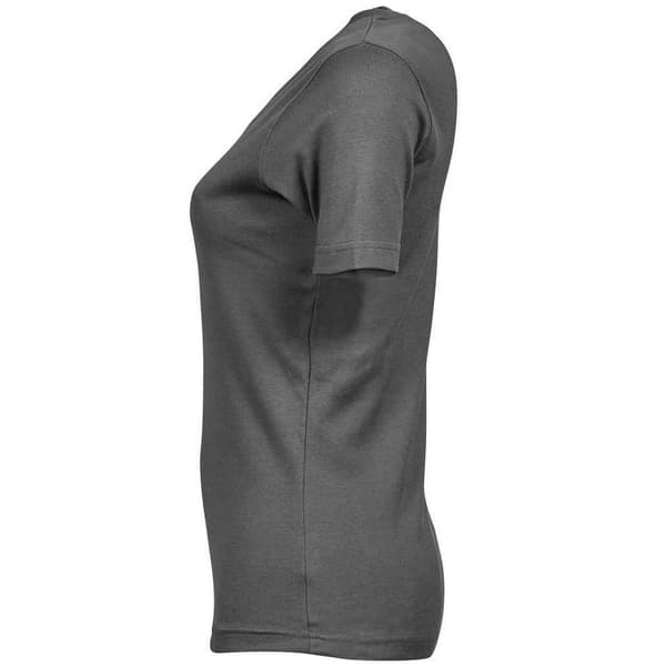 Tee Jays Dam/Damer Interlock T-Shirt M Mörkgrå Dark Grey M