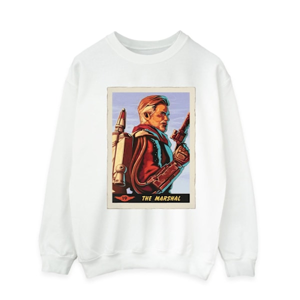 Star Wars The Mandalorian The Marshal Sweatshirt 4XL Vit White 4XL