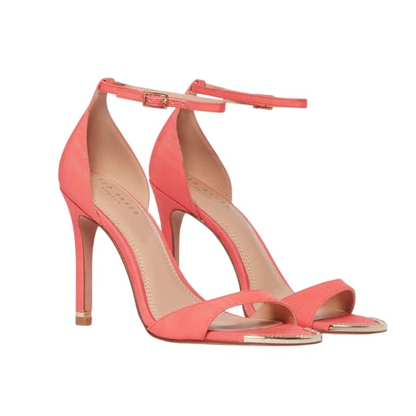 Ted Baker Damsandaler med hög klack 4 UK Coral Coral 4 UK