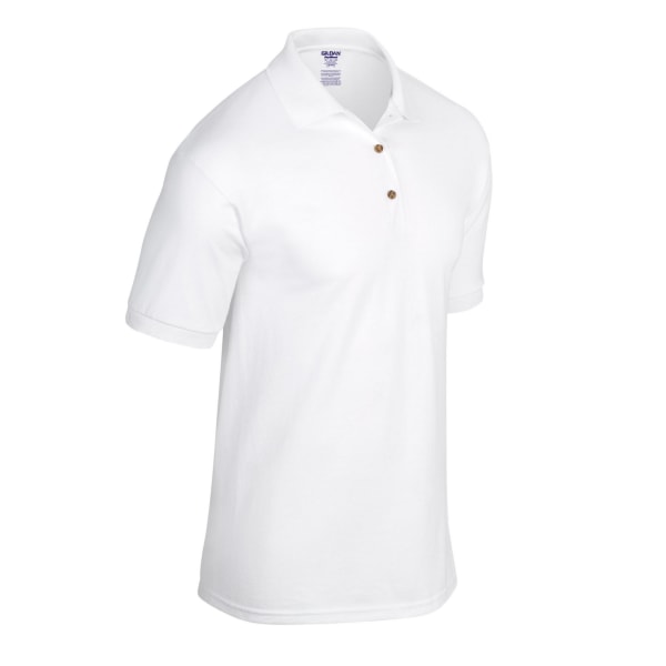 Gildan Unisex Vuxen Stickad Dryblend Jersey Poloshirt XXL Vit White XXL