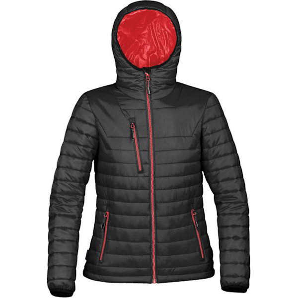 Stormtech Womens/Ladies Gravity Thermal Jacket 2XL Svart/True R Black/True Red 2XL