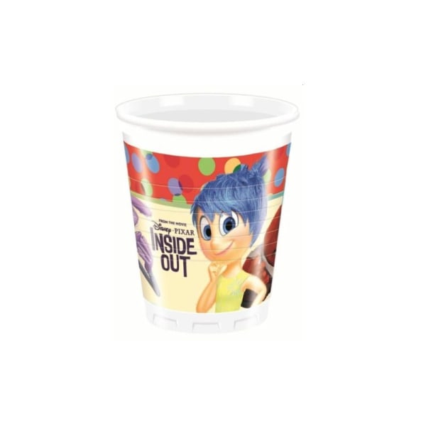 Inside Out Plast Joy Party Cup (Pack om 8) One Size Multicolo Multicoloured One Size