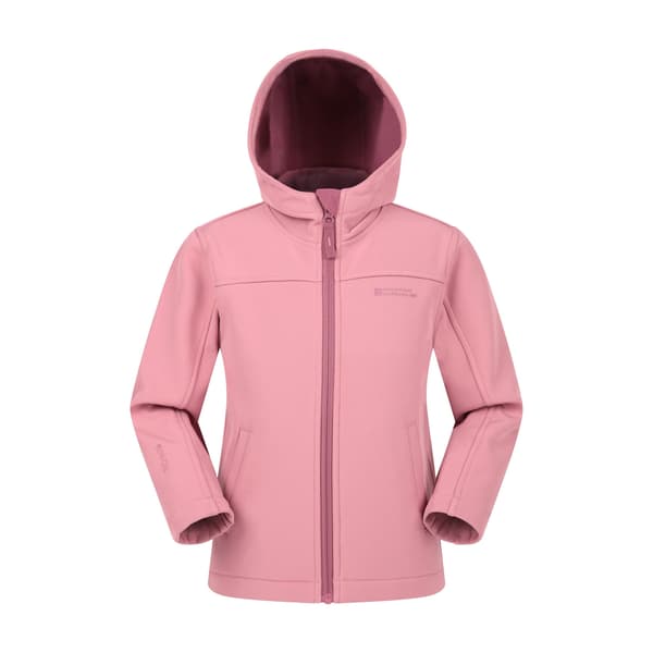 Mountain Warehouse Barn/Barn Vattenavvisande Soft Shell Ja Light Pink 5-6 Years