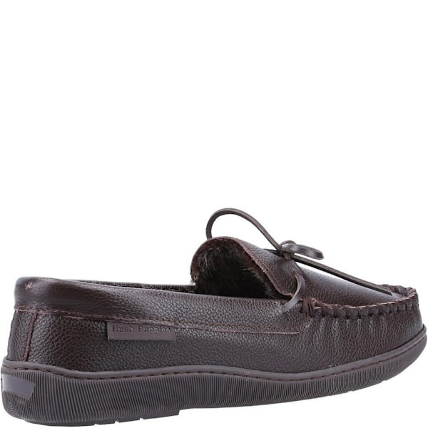 Hush Puppies herr Ace lädertofflor 7 UK brun Brown 7 UK