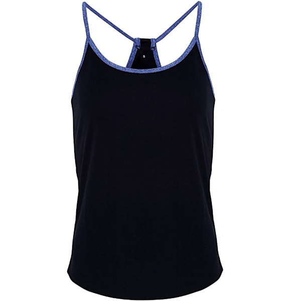 TriDri Dam/Kvinnors Yogaväst XS Fransk Marinblå/Blå Melange French Navy/Blue Melange XS