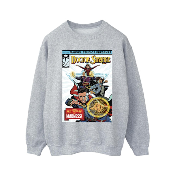 Marvel Herr Doctor Strange Comic Cover Sweatshirt 4XL Sports Grå Sports Grey 4XL