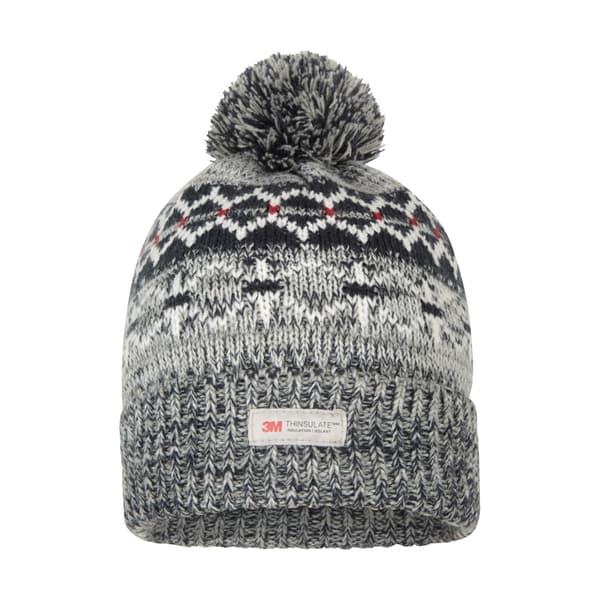 Mountain Warehouse Herr Fair Isle Thinsulate Beanie One Size Marinblå Navy One Size