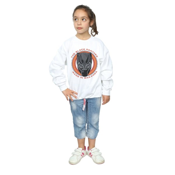 Marvel Girls Black Panther Made in Wakanda Röd Sweatshirt 12-13 White 12-13 Years