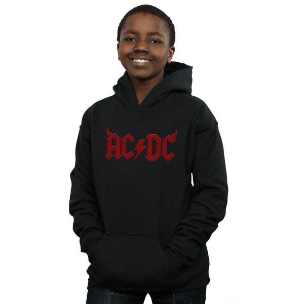 AC/DC Boys Horns Logo Hoodie 12-13 Years Black Black 12-13 Years