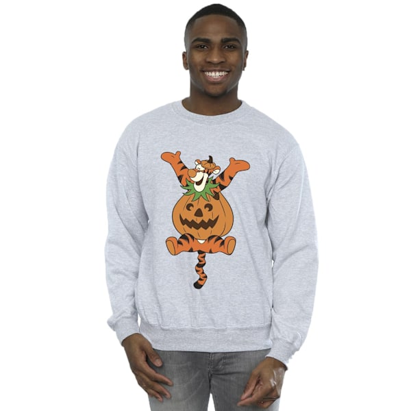 Nalle Puh Herr Tigger Pumpa Sweatshirt XXL Sportgrå Sports Grey XXL