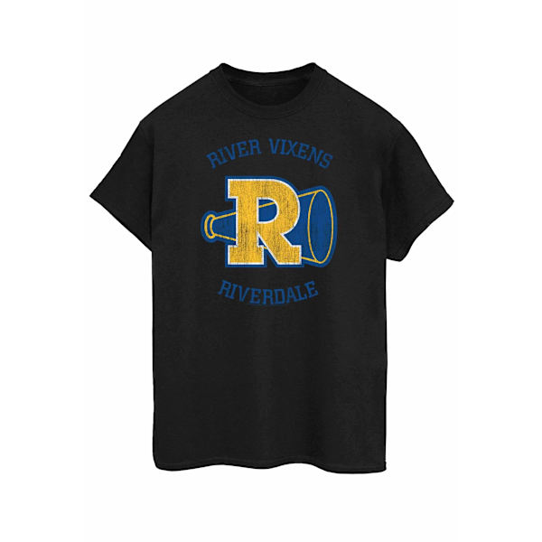 Riverdale Dam/Damer River Vixens Bomull Boyfriend T-Shirt 3 Black 3XL
