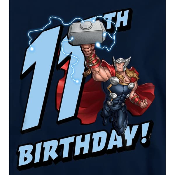 Marvel Barn/Barn Thor 11-årsdag Huvtröja 9-11 år Marinblå Navy 9-11 Years