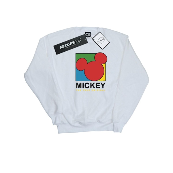 Disney Dam/Kvinnor Mickey Mouse True 90s Sweatshirt L Vit White L