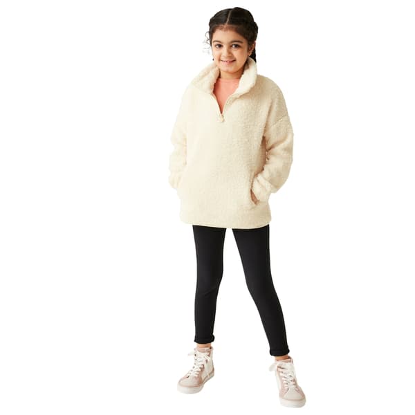 Regatta Barn/Kids Kaliza Half Zip Fleecetröja 5-6 år Ljus Light Vanilla 5-6 Years