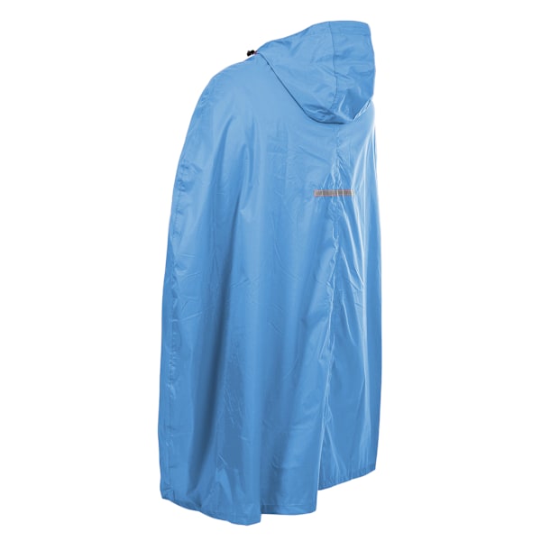 Trespass Qikpac Unisex Huvad Vattentät Packaway Poncho Storlek L Kobolt Cobalt L