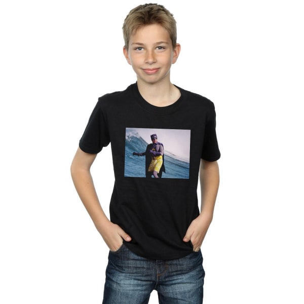DC Comics Boys Batman TV-serie Surfing Still T-shirt 12-13 Ja Black 12-13 Years